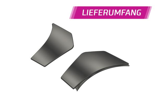 CSR Side Blades / Side Spats mit ABE für Kia Stinger BL007-G Glossy schwarz Hochglanz (keine Lackierung erforderlich)