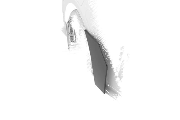 CSR Side Blades / Side Spats mit ABE für BMW M4 G82 / G83 BL010-S strukturiert schwarz matt (keine Lackierung erforderlich)