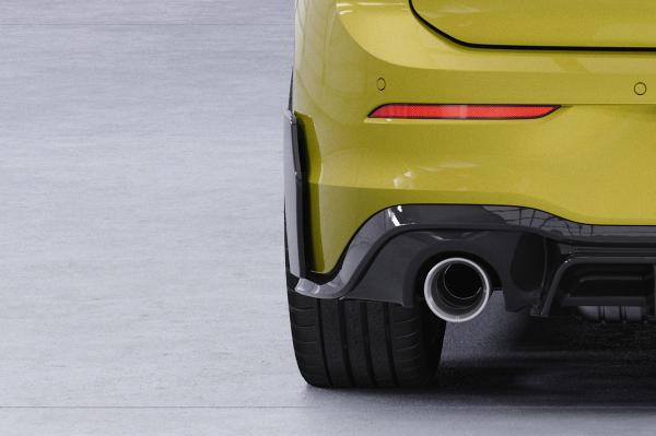 CSR Side Blades / Side Spats mit ABE für VW Golf 8 GTI, GTD, GTE, R-Line BL011-G Glossy schwarz Hochglanz (keine Lackierung erforderlich)