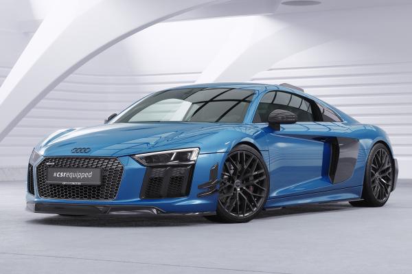 CSR Side Blades / Side Spats mit ABE für Audi R8 (Typ 4S) BL012-G Glossy schwarz Hochglanz (keine Lackierung erforderlich)