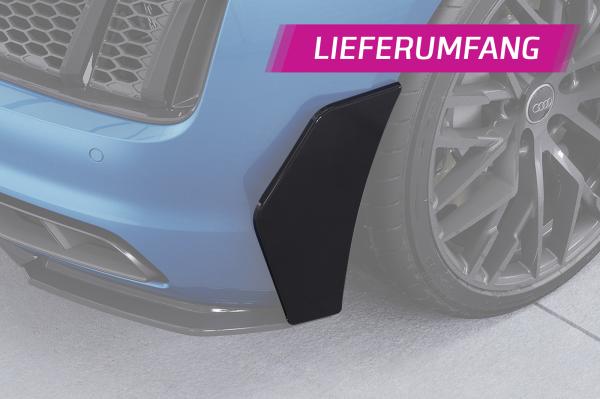CSR Side Blades / Side Spats mit ABE für Audi R8 (Typ 4S) BL012-G Glossy schwarz Hochglanz (keine Lackierung erforderlich)