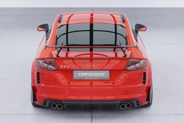 CSR Side Blades / Side Spats mit ABE für Audi TT FV/8S BL016-G Glossy schwarz Hochglanz (keine Lackierung erforderlich)