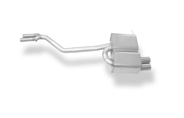 Fox passend für BMW Z4 E85 Endschalldämpfer inkl. Y-Verbindungsrohr 2x50mm - 2x80 Typ 10 BM080002-008