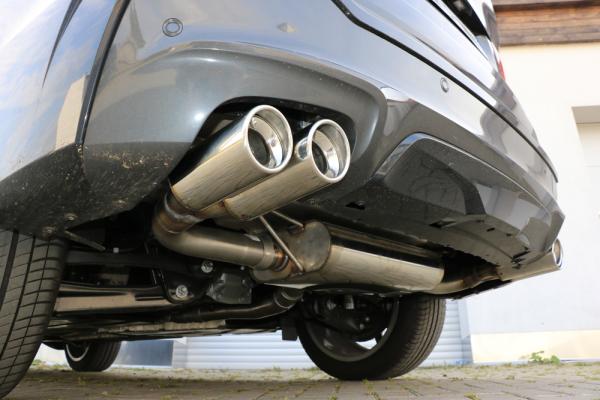 Fox passend für BMW X4 F26 Endschalldämpfer quer Ausgang rechts/links - 2x90 Typ 17 rechts/links BM170005-152