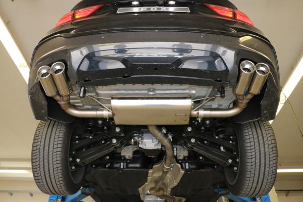 Fox passend für BMW X4 F26 Endschalldämpfer quer Ausgang rechts/links - 2x90 Typ 17 rechts/links BM170005-152