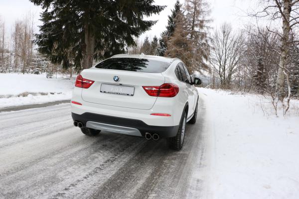 Fox passend für BMW X4 F26 ohne M-Paket Endschalldämpfer quer Ausgang rechts/links - 2x90 Typ 25 rechts/links BM170005-292M