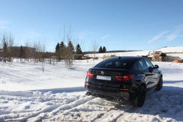 Fox passend für BMW X4 F26 - 35i 35d Endschalldämpfer quer Ausgang rechts/links - 2x90 Typ 17 rechts/links BM170025-152