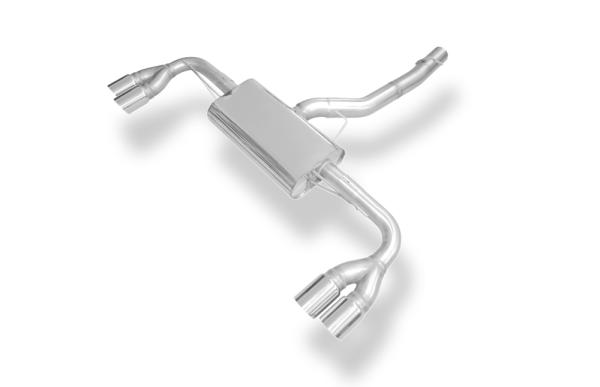 Fox passend für BMW X4 F26 - 35i 35d Endschalldämpfer quer Ausgang rechts/links - 2x90 Typ 25 rechts/links BM170025-292