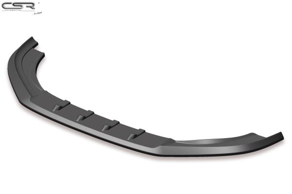 CSR Frontspoiler | Cup-Spoilerlippe mit ABE für VW Golf 6 R CSL002-G Glossy schwarz Hochglanz (keine Lackierung erforderlich)