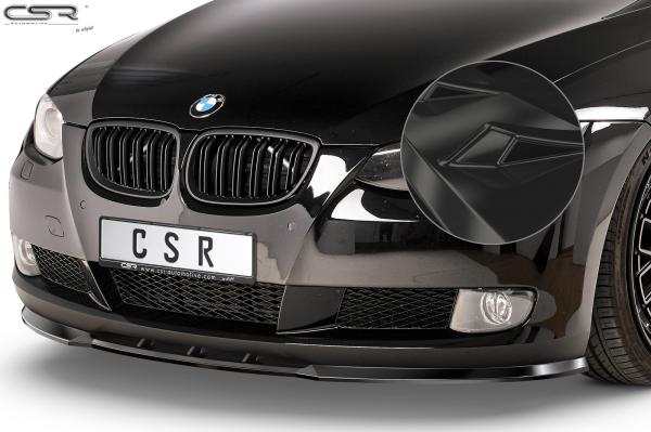 CSR Frontspoiler | Cup-Spoilerlippe mit ABE für BMW 3er E92 / E93 CSL013-G Glossy schwarz Hochglanz (keine Lackierung erforderlich)