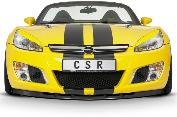 CSR Frontspoiler | Cup-Spoilerlippe mit ABE für Opel GT Roadster CSL022-S strukturiert schwarz matt (keine Lackierung erforderlich)