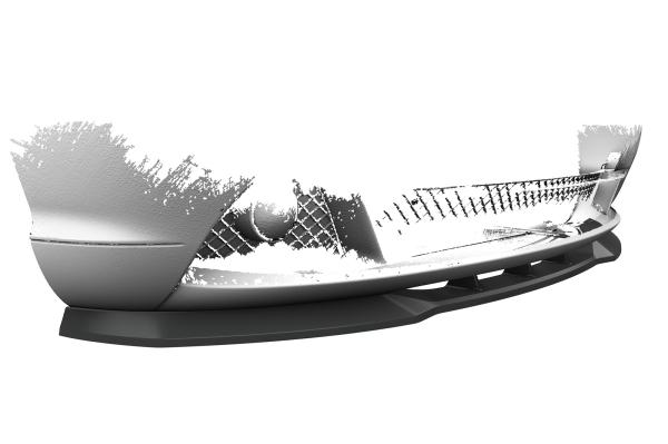 CSR Frontspoiler | Cup-Spoilerlippe mit ABE für BMW 3er E46 Coupe / Cabrio CSL073-S strukturiert schwarz matt (keine Lackierung erforderlich)