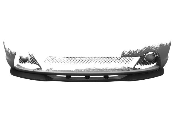 CSR Frontspoiler | Cup-Spoilerlippe mit ABE für BMW 3er E46 Coupe / Cabrio CSL073-S strukturiert schwarz matt (keine Lackierung erforderlich)