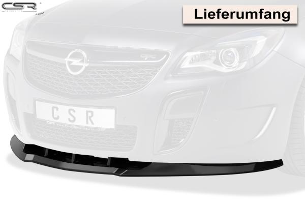 CSR Frontspoiler | Cup-Spoilerlippe mit ABE für Opel Insignia A OPC Facelift CSL109-L Lackierung erforderlich (unlackiert roh)