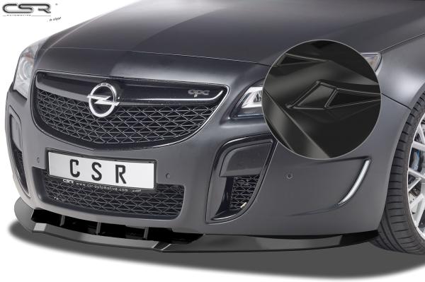 CSR Frontspoiler | Cup-Spoilerlippe mit ABE für Opel Insignia A OPC Facelift CSL109-G Glossy schwarz Hochglanz (keine Lackierung erforderlich)