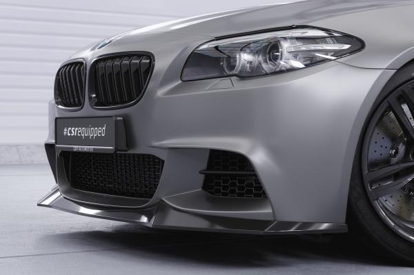 CSR Frontspoiler | Cup-Spoilerlippe mit ABE für BMW 5er F10/F11 M-Paket CSL137-L Lackierung erforderlich (unlackiert roh)