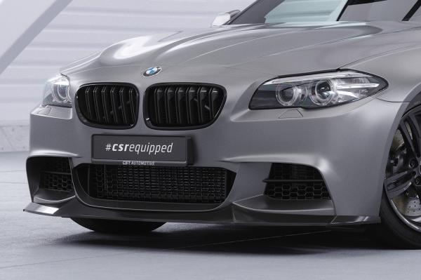 CSR Frontspoiler | Cup-Spoilerlippe mit ABE für BMW 5er F10/F11 M-Paket CSL137-L Lackierung erforderlich (unlackiert roh)