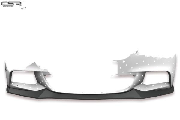 CSR Frontspoiler | Cup-Spoilerlippe mit ABE für BMW 5er F10/F11 M-Paket CSL137-L Lackierung erforderlich (unlackiert roh)