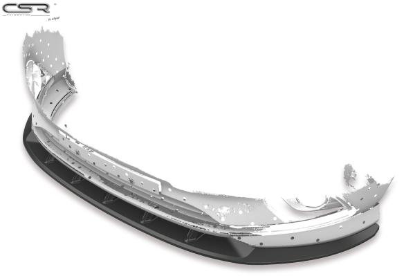 CSR Frontspoiler | Cup-Spoilerlippe mit ABE für Opel Corsa E OPC-Line CSR-CSL154-L Lackierung erforderlich (unlackiert roh)