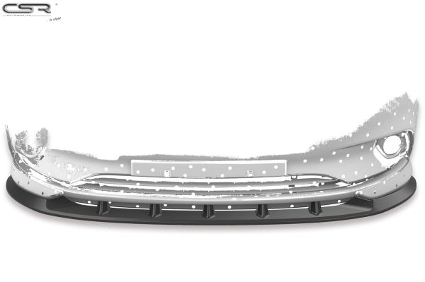 CSR Frontspoiler | Cup-Spoilerlippe mit ABE für Opel Corsa E OPC-Line CSR-CSL154-L Lackierung erforderlich (unlackiert roh)
