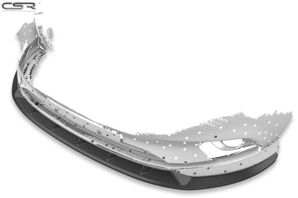 CSR Frontspoiler | Cup-Spoilerlippe mit ABE für Opel Corsa E OPC-Line CSR-CSL154-L Lackierung erforderlich (unlackiert roh)