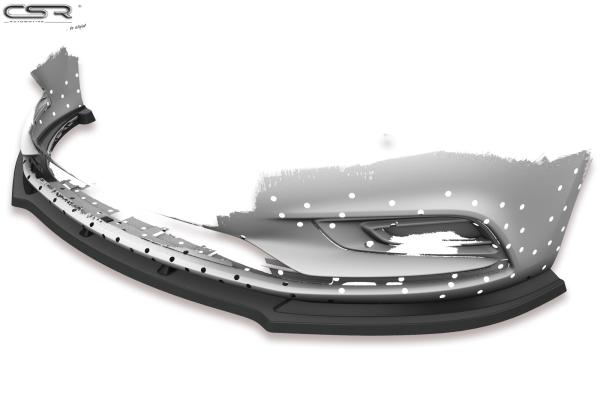 CSR Frontspoiler | Cup-Spoilerlippe mit ABE für Opel Astra K CSL180-C Carbon Look Hochglanz (keine Lackierung erforderlich)