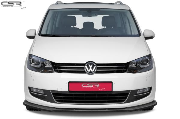 CSR Frontspoiler | Cup-Spoilerlippe mit ABE für VW Sharan II CSL184-L Lackierung erforderlich (unlackiert roh)