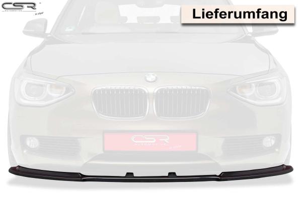 CSR Frontspoiler | Cup-Spoilerlippe mit ABE für BMW 1er F20 / F21 CSL199-L Lackierung erforderlich (unlackiert roh)