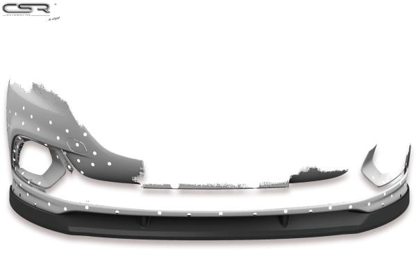 CSR Frontspoiler | Cup-Spoilerlippe mit ABE für Opel Corsa E OPC CSL275-C Carbon Look Hochglanz (keine Lackierung erforderlich)