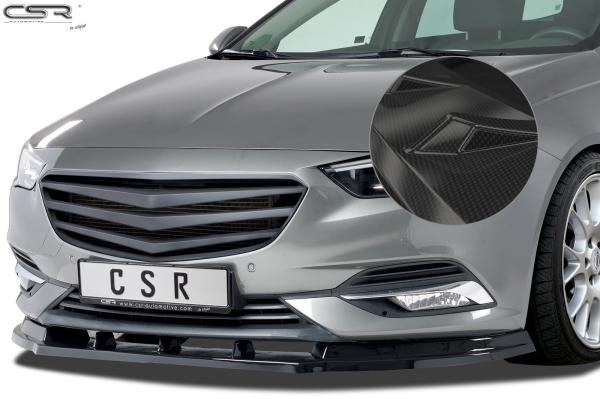 CSR Frontspoiler | Cup-Spoilerlippe mit ABE für Opel Insignia B CSL310-C Carbon Look Hochglanz (keine Lackierung erforderlich)