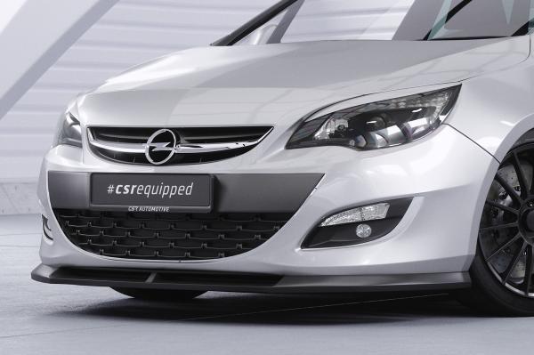 CSR Frontspoiler | Cup-Spoilerlippe mit ABE für Opel Astra J CSL311-G Glossy schwarz Hochglanz (keine Lackierung erforderlich)