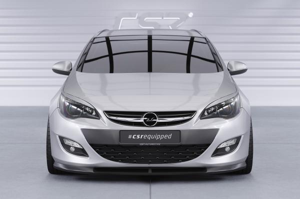 CSR Frontspoiler | Cup-Spoilerlippe mit ABE für Opel Astra J CSL311-G Glossy schwarz Hochglanz (keine Lackierung erforderlich)