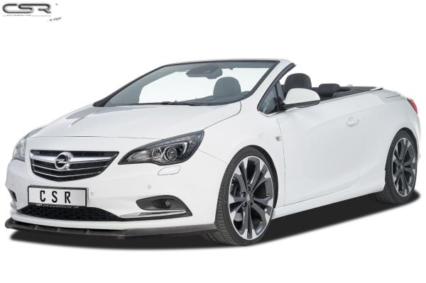 CSR Frontspoiler | Cup-Spoilerlippe mit ABE für Opel Cascada CSL314-G Glossy schwarz Hochglanz (keine Lackierung erforderlich)