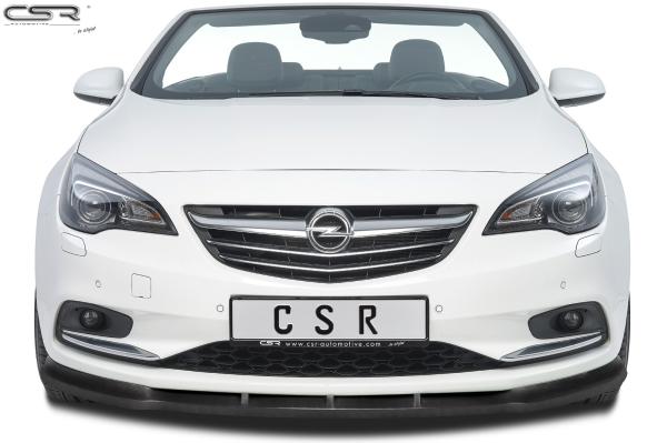 CSR Frontspoiler | Cup-Spoilerlippe mit ABE für Opel Cascada CSL314-G Glossy schwarz Hochglanz (keine Lackierung erforderlich)