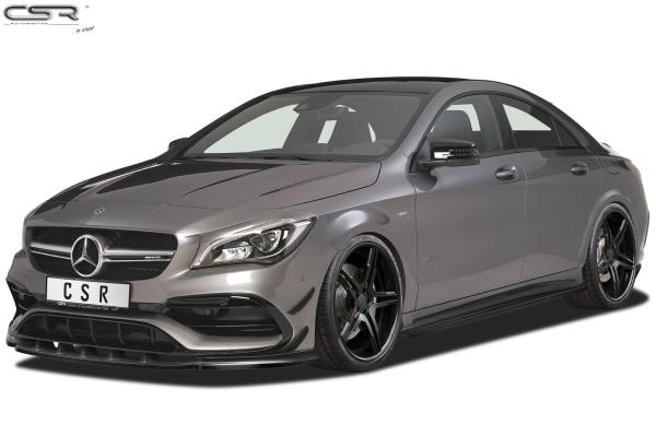 CSR Frontspoiler | Cup-Spoilerlippe mit ABE für Mercedes-Benz CLA 45 AMG / A 45 AMG 117 CSL315-L Lackierung erforderlich (unlackiert roh)