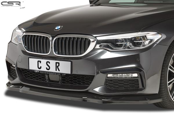 CSR Frontspoiler | Cup-Spoilerlippe mit ABE für BMW 5er G30/G31 M-Paket CSL316-G Glossy schwarz Hochglanz (keine Lackierung erforderlich)