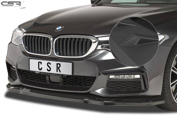 CSR Frontspoiler | Cup-Spoilerlippe mit ABE für BMW 5er G30/G31 M-Paket CSL316-L Lackierung erforderlich (unlackiert roh)