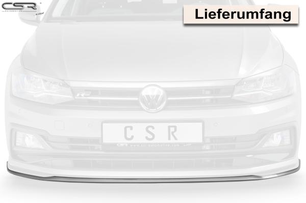 CSR Frontspoiler | Cup-Spoilerlippe aus Fiberflex für VW Polo VI 2G GTI / R-Line CSL321
