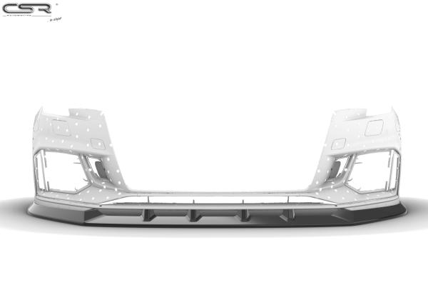 CSR Frontspoiler | Cup-Spoilerlippe mit ABE für Audi RS3 8V CSL322-C Carbon Look Hochglanz (keine Lackierung erforderlich)