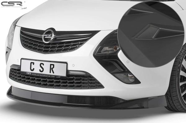 CSR Frontspoiler | Cup-Spoilerlippe mit ABE für Opel Zafira C Tourer CSL326-L Lackierung erforderlich (unlackiert roh)