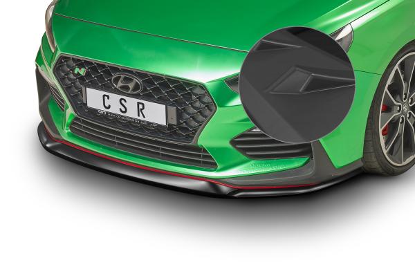 CSR Frontspoiler | Cup-Spoilerlippe mit ABE für Hyundai I30 (PD) N/N-Line CSL331-L Lackierung erforderlich (unlackiert roh)