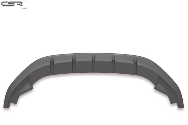 CSR Frontspoiler | Cup-Spoilerlippe mit ABE für VW Golf 7 R-Line CSL333-C Carbon Look Hochglanz (keine Lackierung erforderlich)