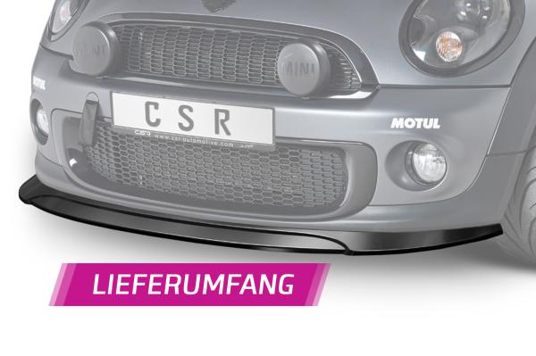 CSR Frontspoiler | Cup-Spoilerlippe mit ABE für Mini Rxx CSL334-C Carbon Look Hochglanz (keine Lackierung erforderlich)