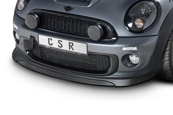CSR Frontspoiler | Cup-Spoilerlippe mit ABE für Mini Rxx CSL334-C Carbon Look Hochglanz (keine Lackierung erforderlich)