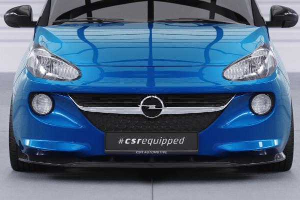CSR Frontspoiler | Cup-Spoilerlippe mit ABE für Opel Adam CSL335-C Carbon Look Hochglanz (keine Lackierung erforderlich)