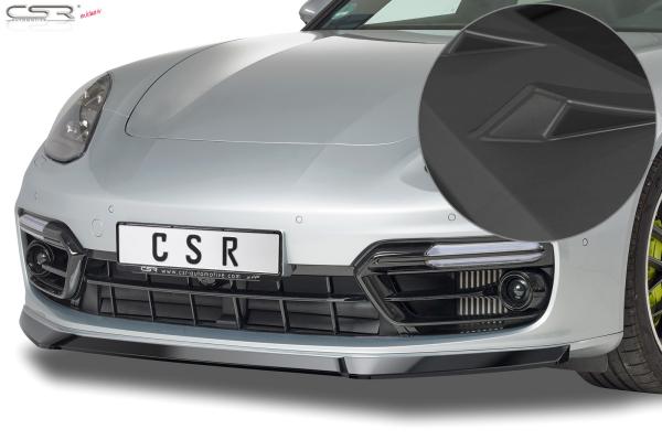 CSR Frontspoiler | Cup-Spoilerlippe mit ABE für Porsche Panamera 2 CSL336-L Lackierung erforderlich (unlackiert roh)