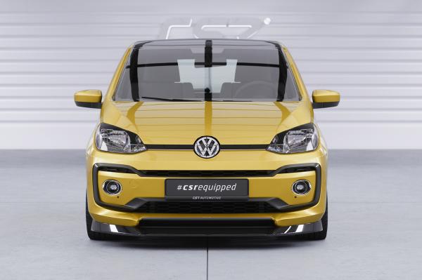CSR Frontspoiler | Cup-Spoilerlippe mit ABE für VW up! CSL353-C Carbon Look Hochglanz (keine Lackierung erforderlich)