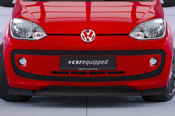 CSR Frontspoiler | Cup-Spoilerlippe mit ABE für VW up! CSL354-G Glossy schwarz Hochglanz (keine Lackierung erforderlich)