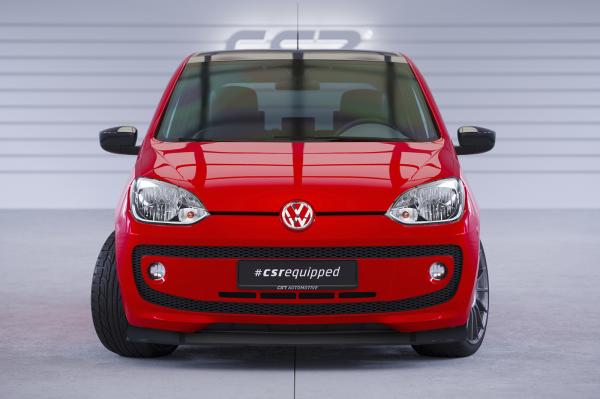 CSR Frontspoiler | Cup-Spoilerlippe mit ABE für VW up! CSL354-G Glossy schwarz Hochglanz (keine Lackierung erforderlich)