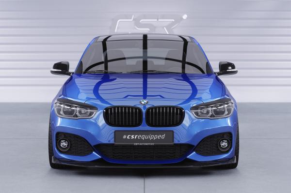 CSR Frontspoiler | Cup-Spoilerlippe mit ABE für BMW 1er F20/F21 M-Paket CSL356-G Glossy schwarz Hochglanz (keine Lackierung erforderlich)